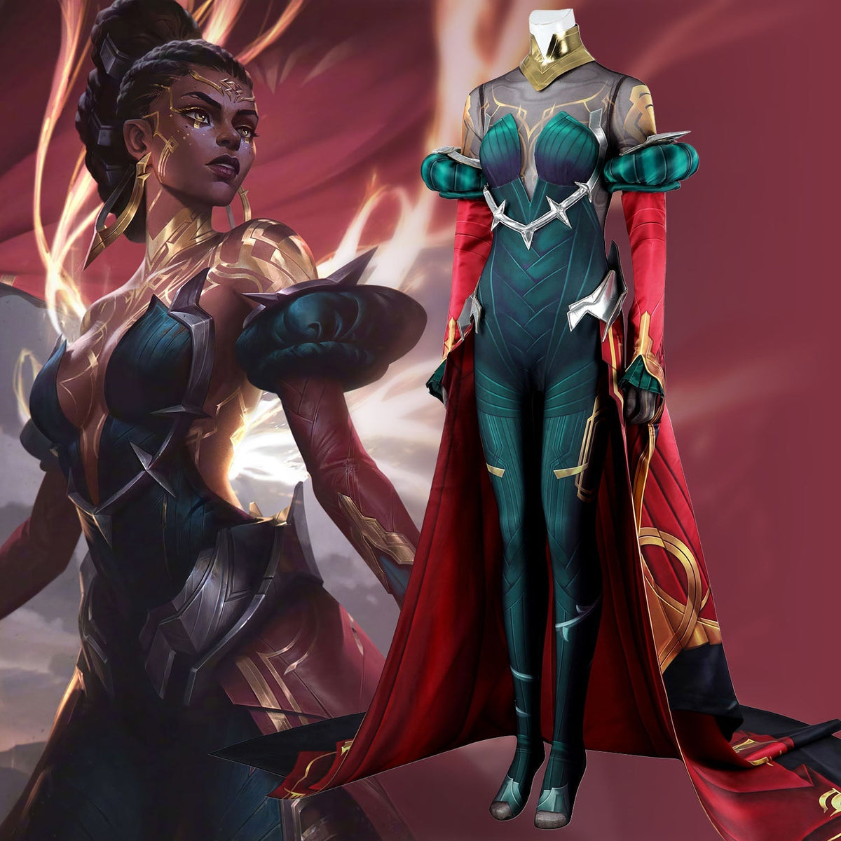 Game LOL Arcane 2 Mel Female Jumpsuit Full Set Cosplay Costumes