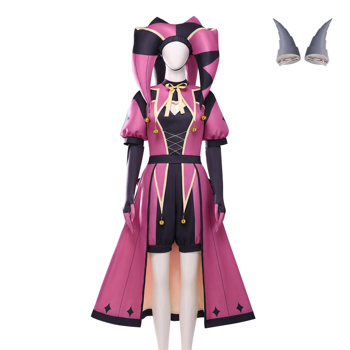 The Freak Circus Colombina Women Joker Cosplay Costumes Halloween Clown Carnival Party Outfit