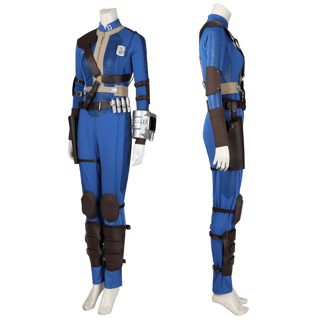 Movie Fallout Vault Season 1 Lucy #33 Female Uniform Full Set Cosplay CostumesThemed Carnival Party Outfit