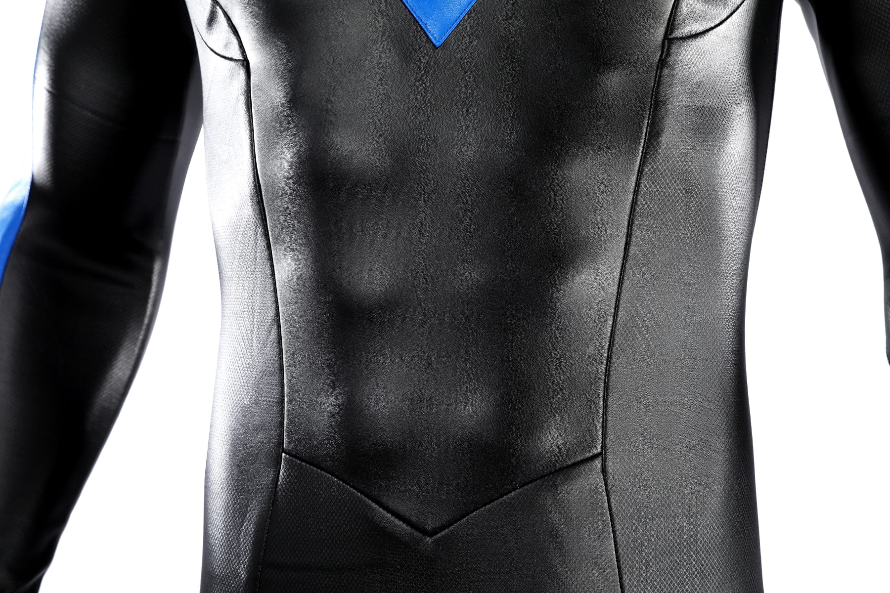 Nightwing Blue Battle Suit Top Level Movie Cosplay Costumes