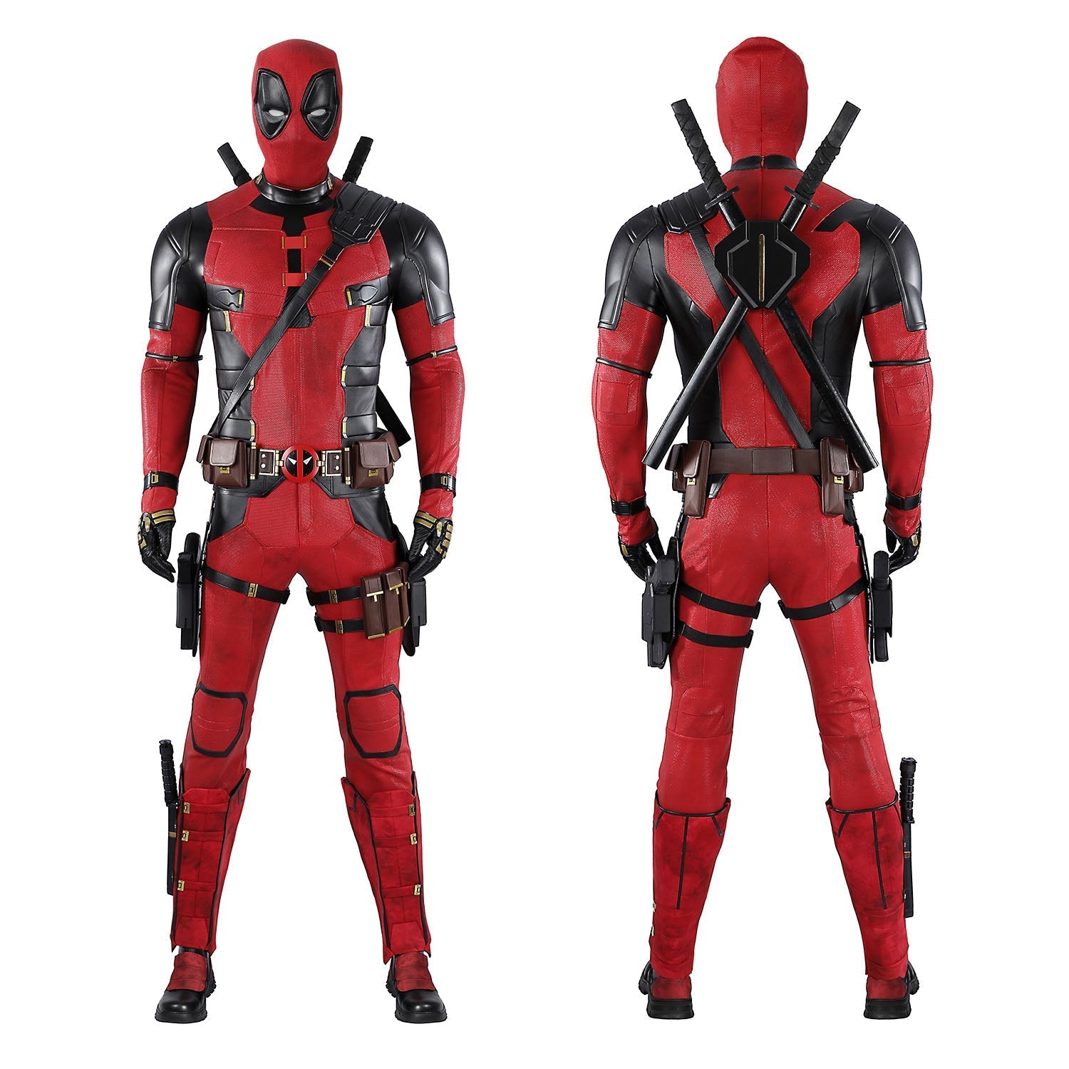 Deadpool 3 Deadpool Film-grade Pro Full Set Cosplay CostumesThemed Carnival Party Outfit