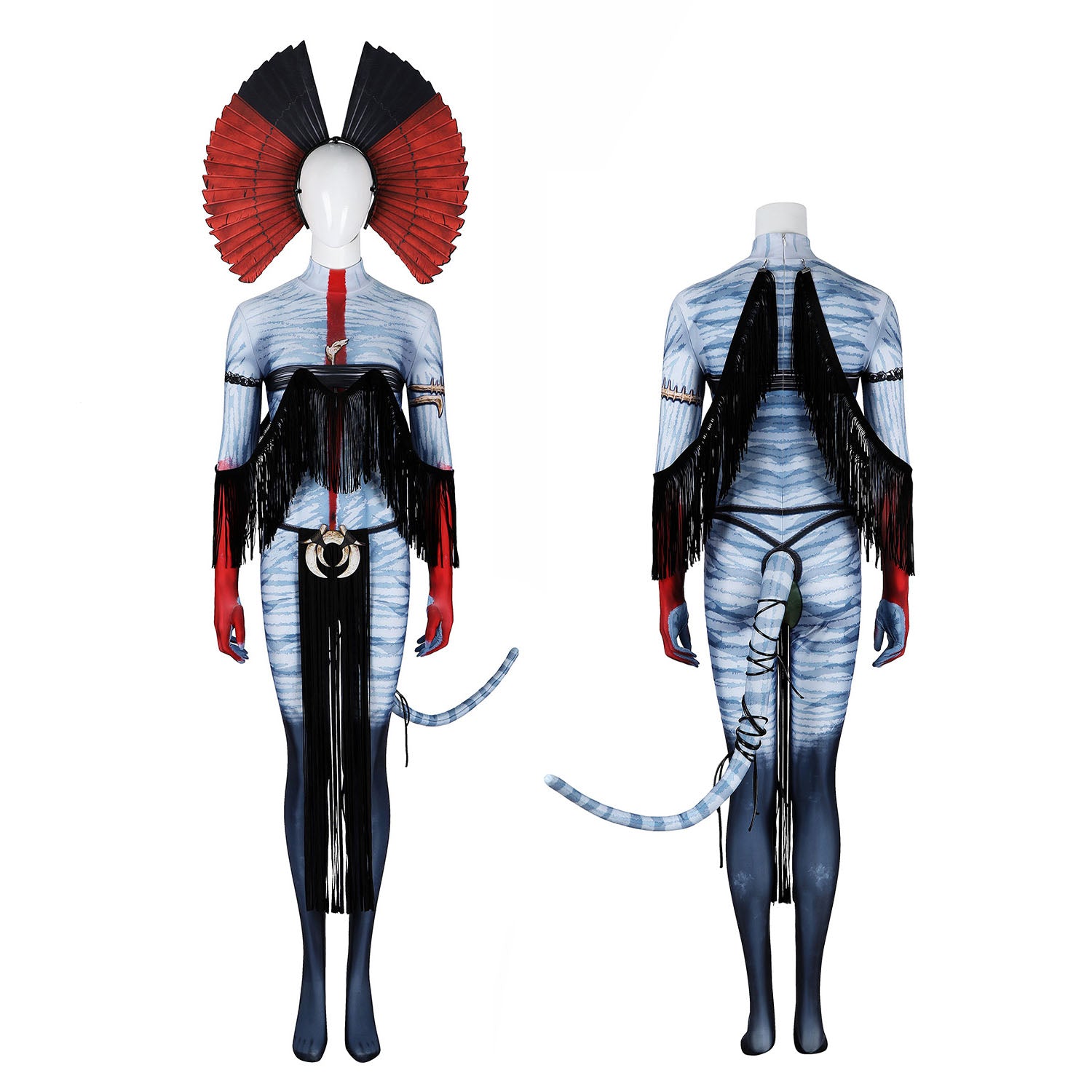 Avatar 3: Fire and Ash Varang Female Jumpsuit Cosplay Costumes