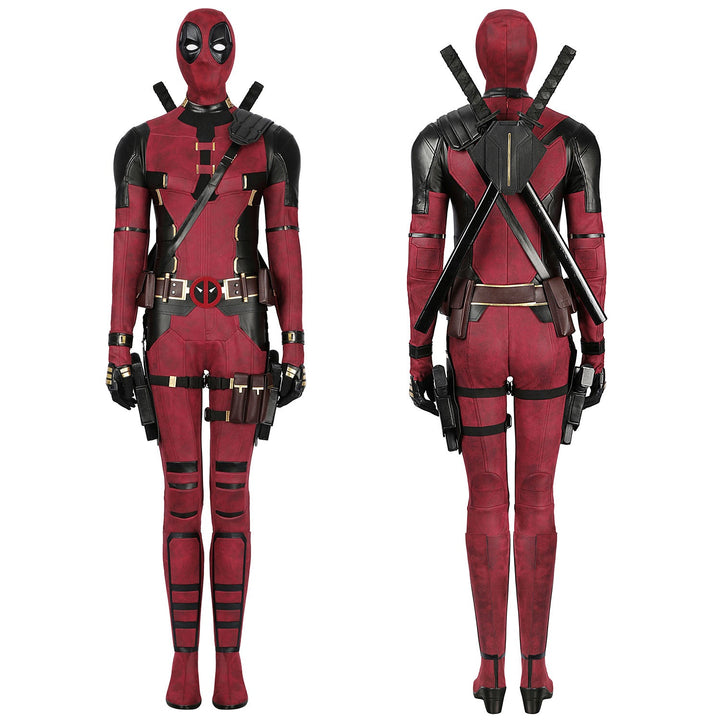 Deadpool 3 Transsexual Wade Wilson Female Deadpool Cosplay CostumesThemed Carnival Party Outfit