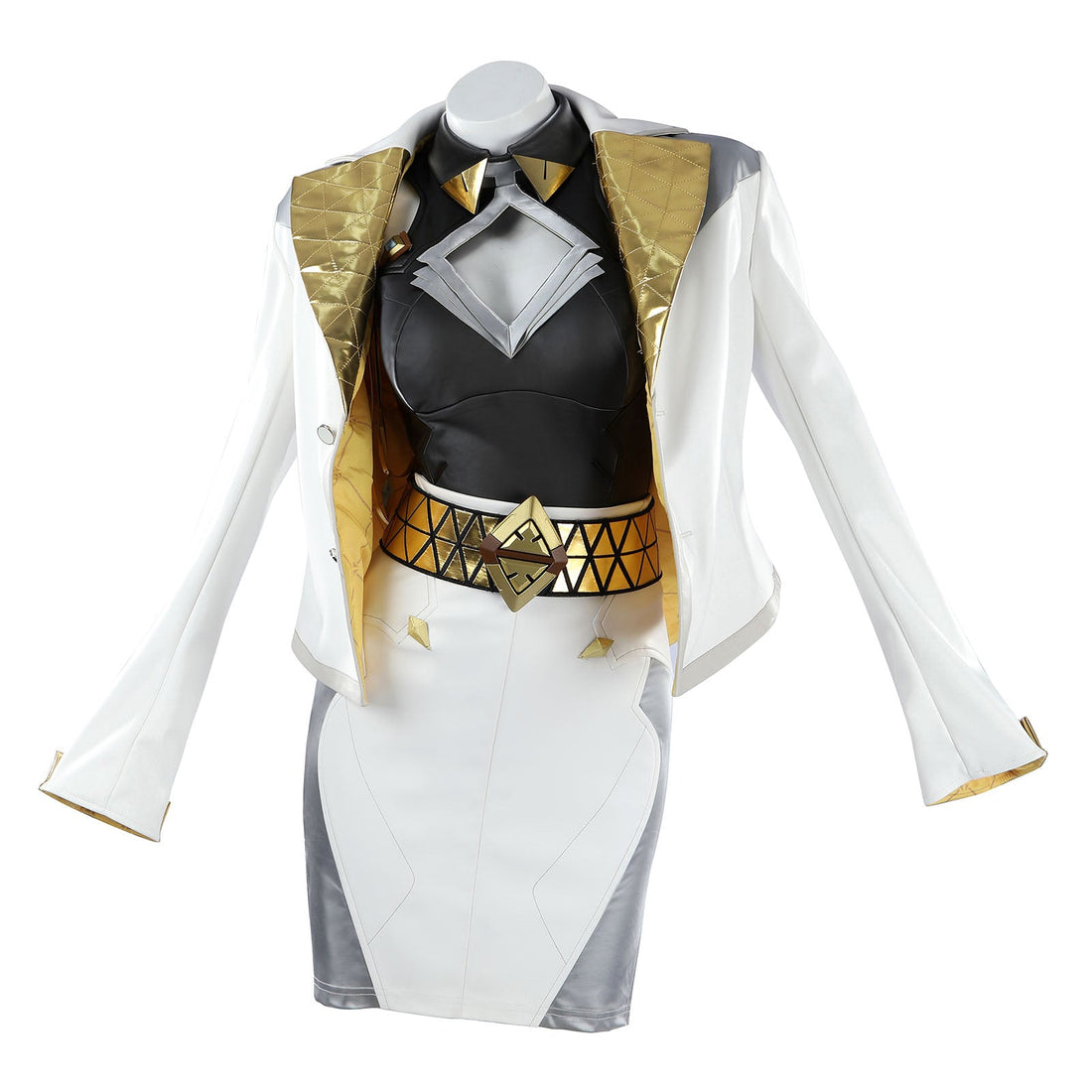 Overwatch Domina Golden Outfit Top Level Fullset Cosplay CostumesThemed Carnival Party Outfit