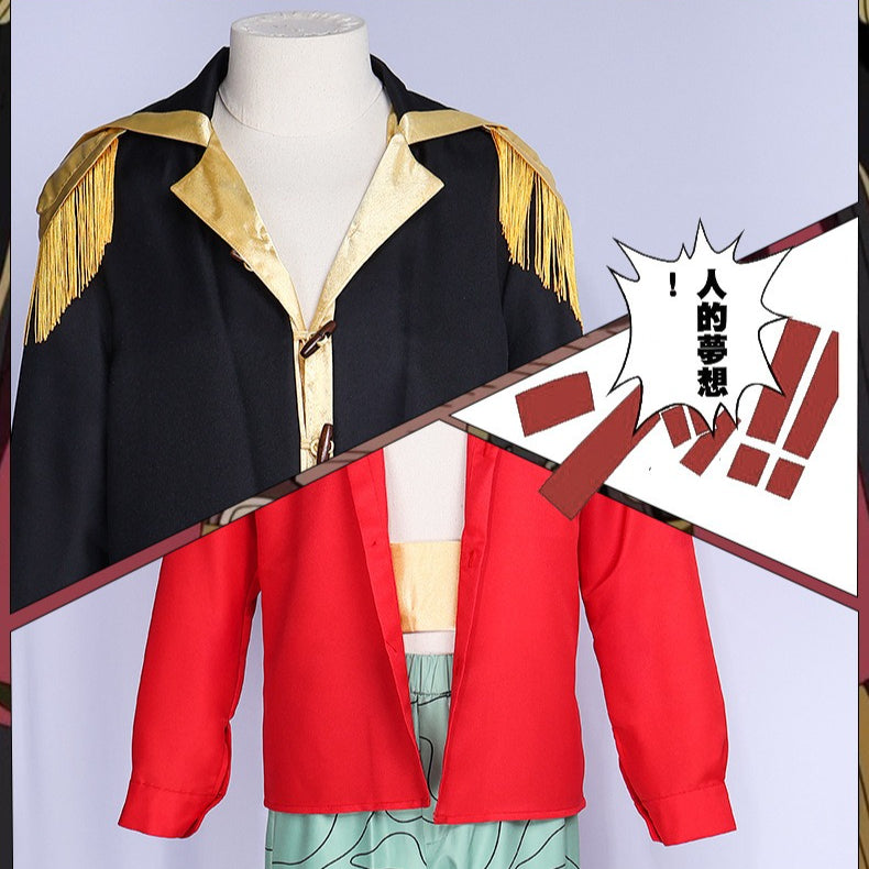 Navigation Blackbeard Cosplay Costume Marshall D. Teach One Piece Halloween Outfits with Hat