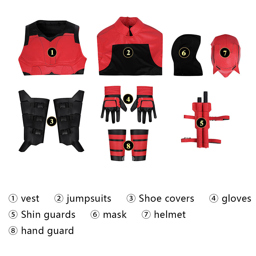 Daredevil Born Again Matthew Murdock Male Cosplay CostumesThemed Carnival Party Outfit
