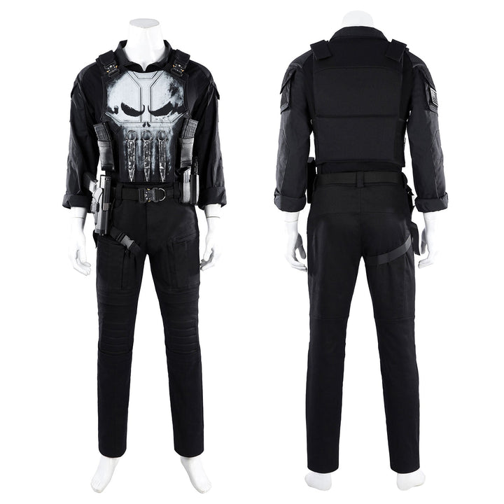 Spider-Man 4 Punisher Cosplay Costumes Brand New Day Halloween Theme Party OutfitsThemed Carnival Party Outfit