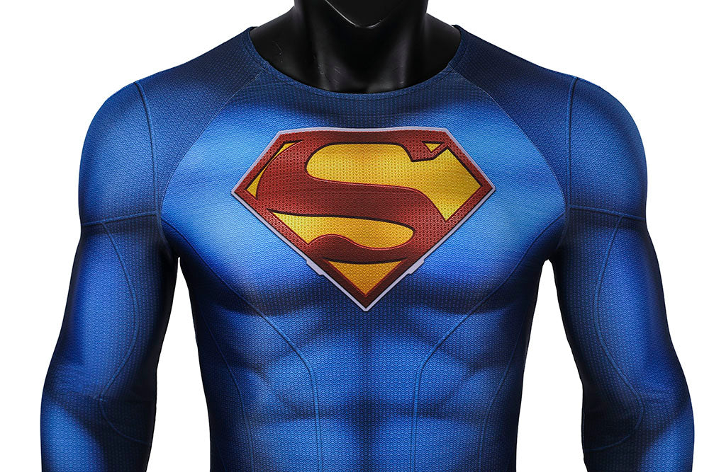 Superman and Lois Clark Kent Male Jumpsuit Cosplay Costumes