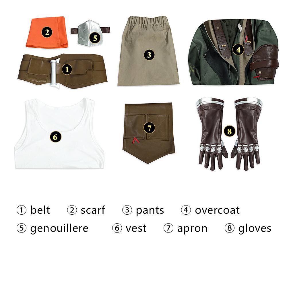 Arcane Season 2 Ekko Game LOL Full Set Top Cosplay CostumesThemed Carnival Party Outfit