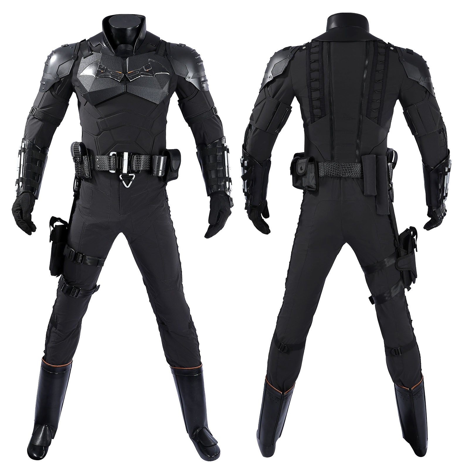 The Batman 2022 Bruce Wayne Cosplay Costumes Robert Pattinson Halloween Themed Party OutfitsThemed Carnival Party Outfit