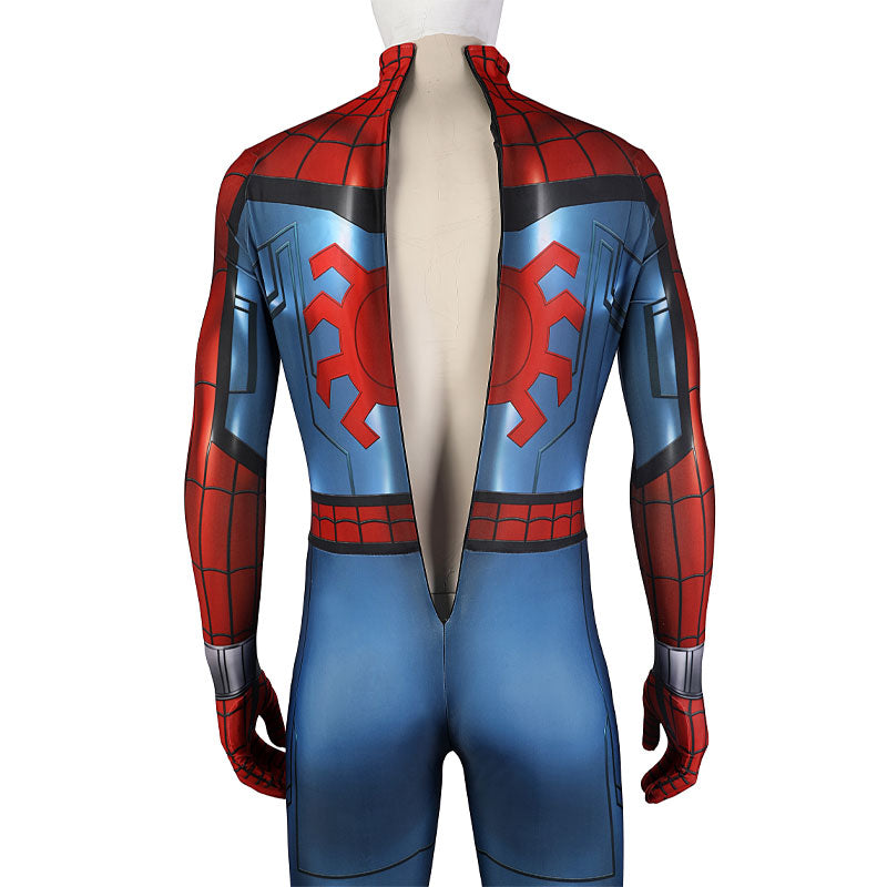 What If - Zombie Hunter Spider-man Peter Parker Spiderman Jumpsuit Fullset Cosplay Costumes