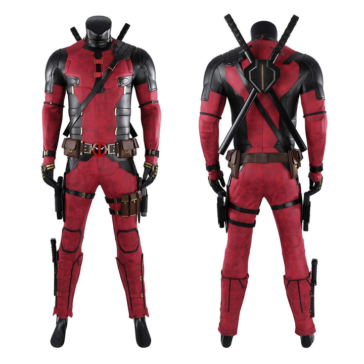 Deadpool 3 Deadpool & Friend Wade Wilson Full Set Cosplay CostumesThemed Carnival Party Outfit