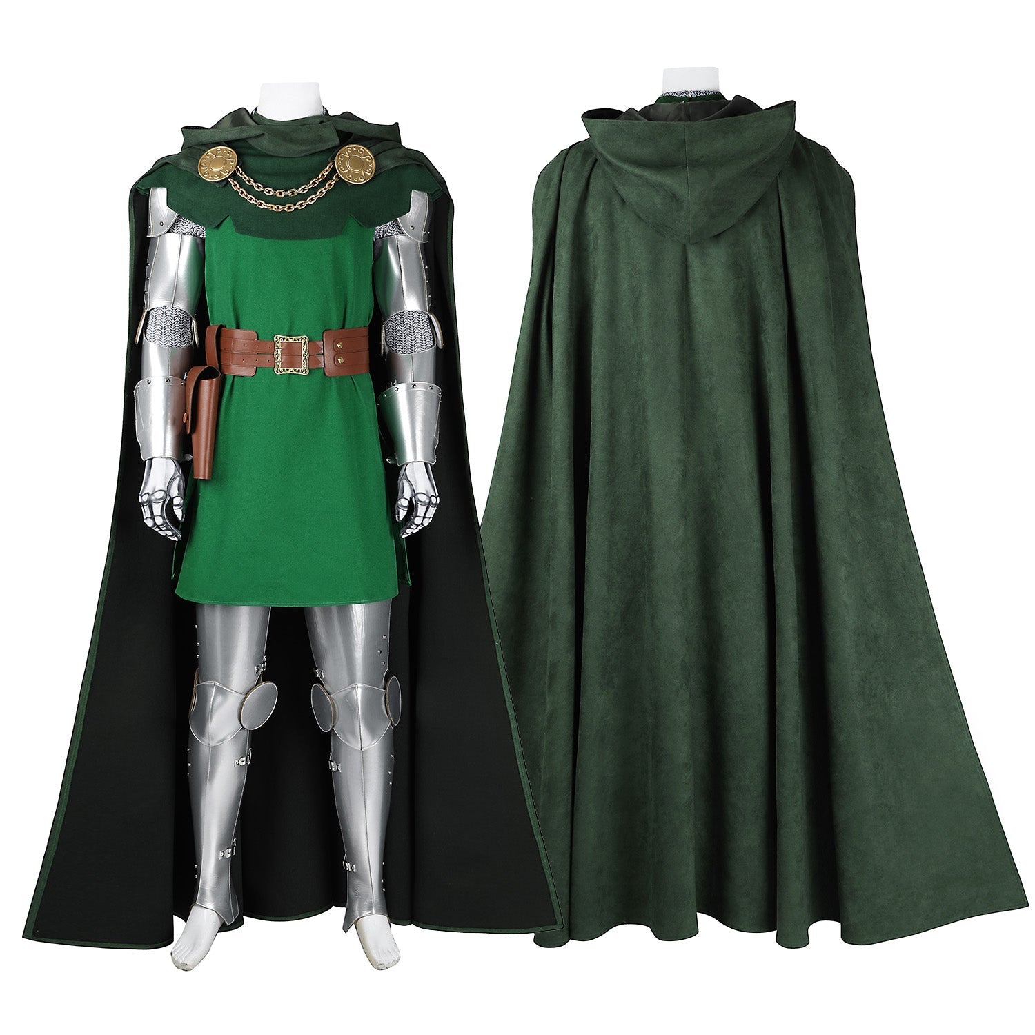 Fantastic Four Doctor Doom Battle Suit Full Set Top Cosplay CostumesThemed Carnival Party Outfit