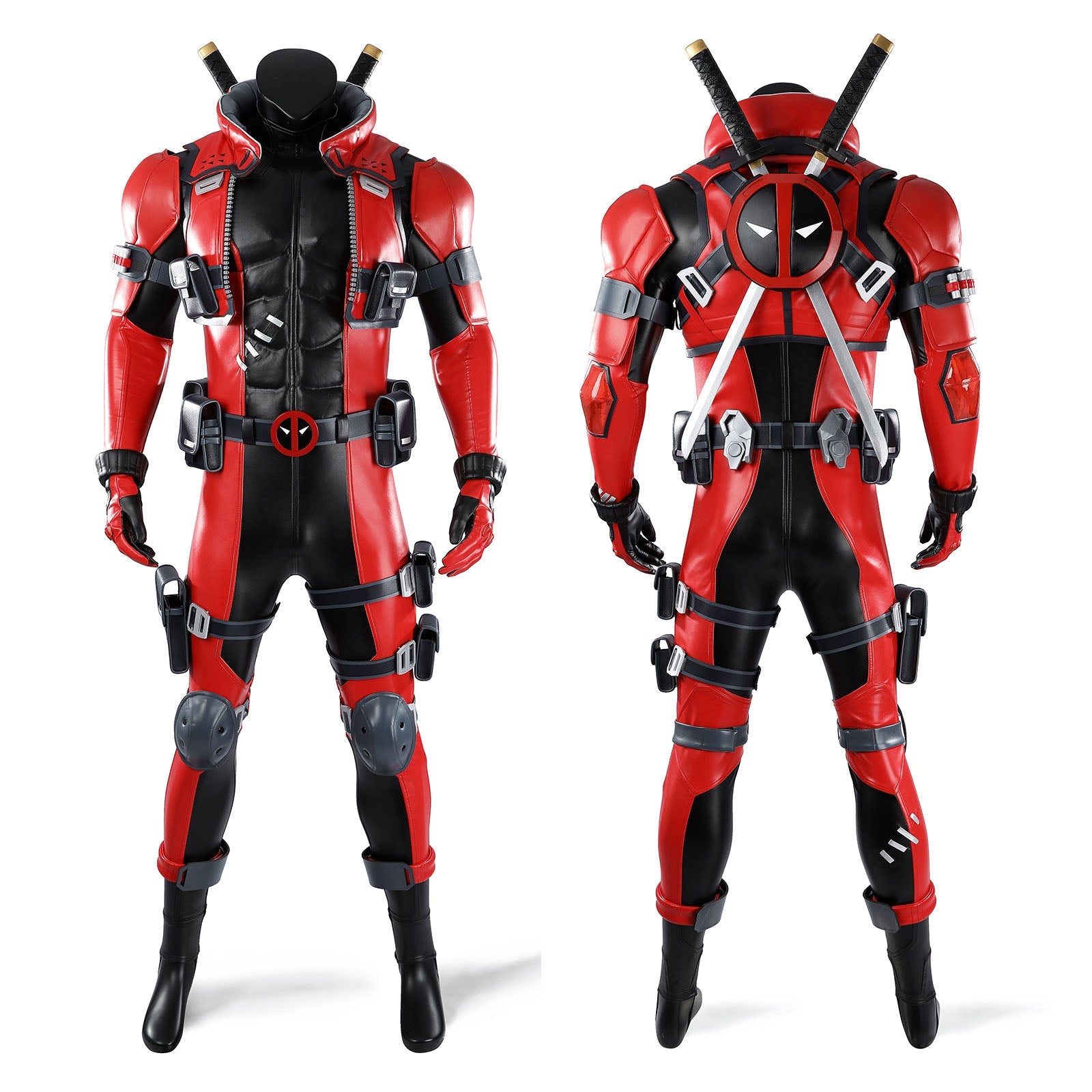 Marvel Rivals Deadpool Ver 2 Red Suit Top Level Cosplay CostumesThemed Carnival Party Outfit