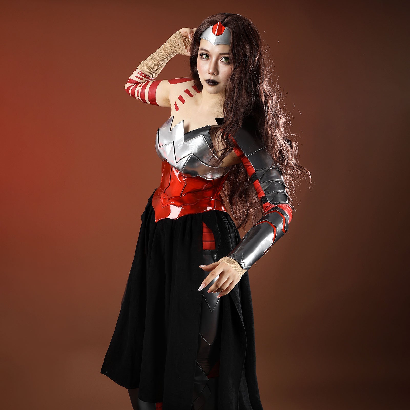 Absolute Wonder Woman Battle Armor Full Set Top Cosplay Costumes