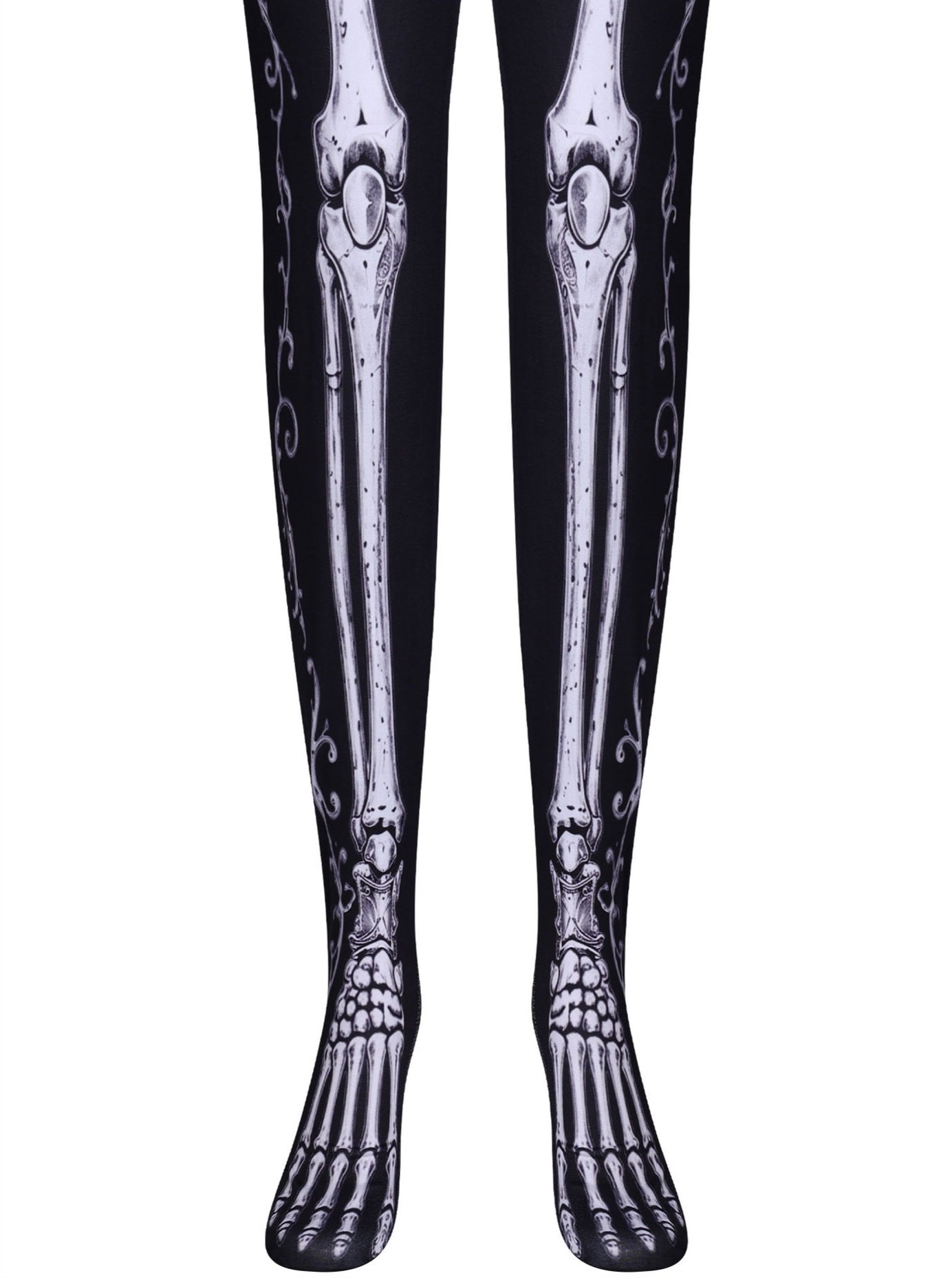 Halloween Skeleton Bodysuit Cosplay Costumes Women's Jumpsuit Themed Party Outfit