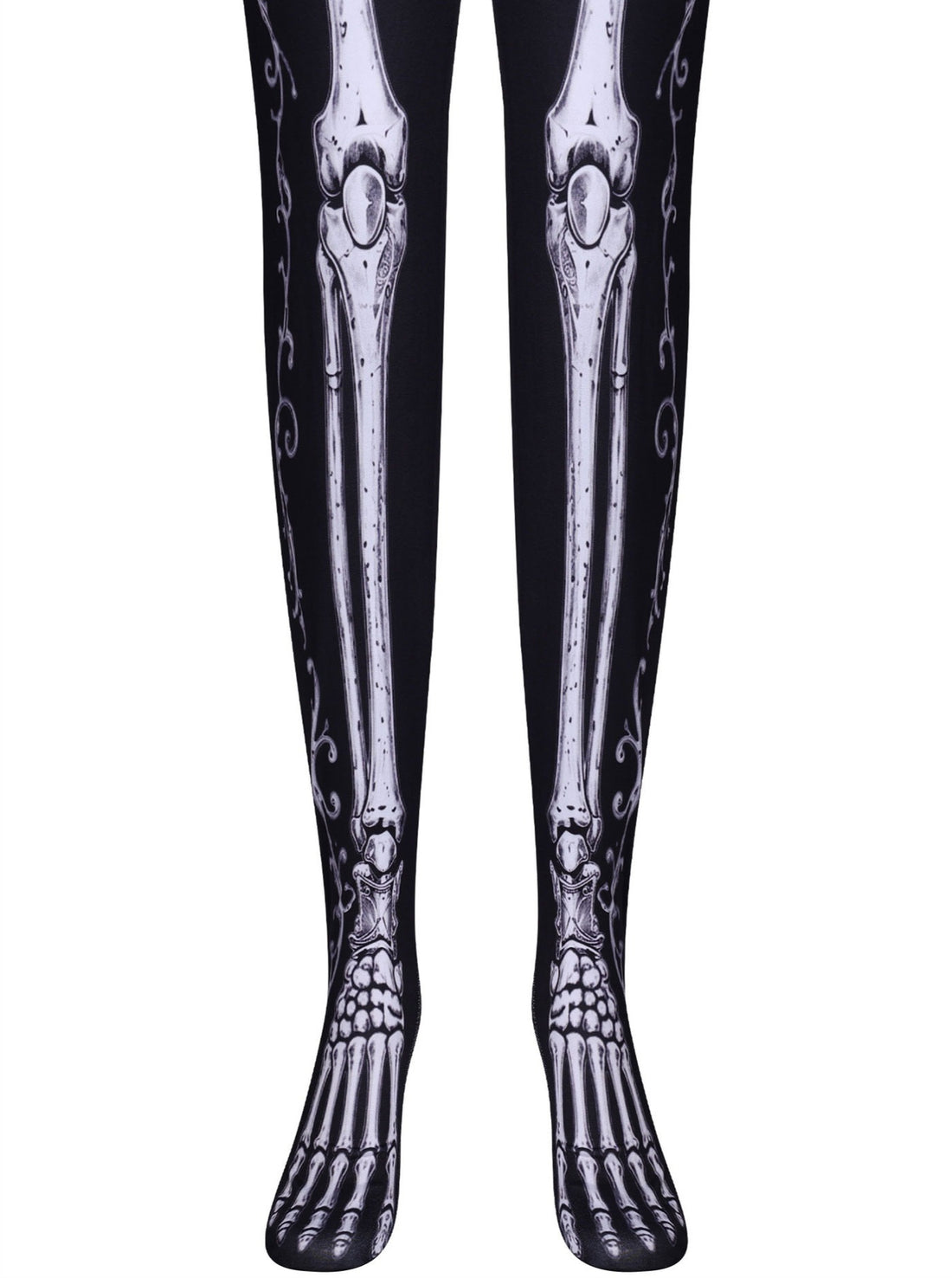 Halloween Skeleton Bodysuit Cosplay Costumes Women's Jumpsuit Themed Party Outfit