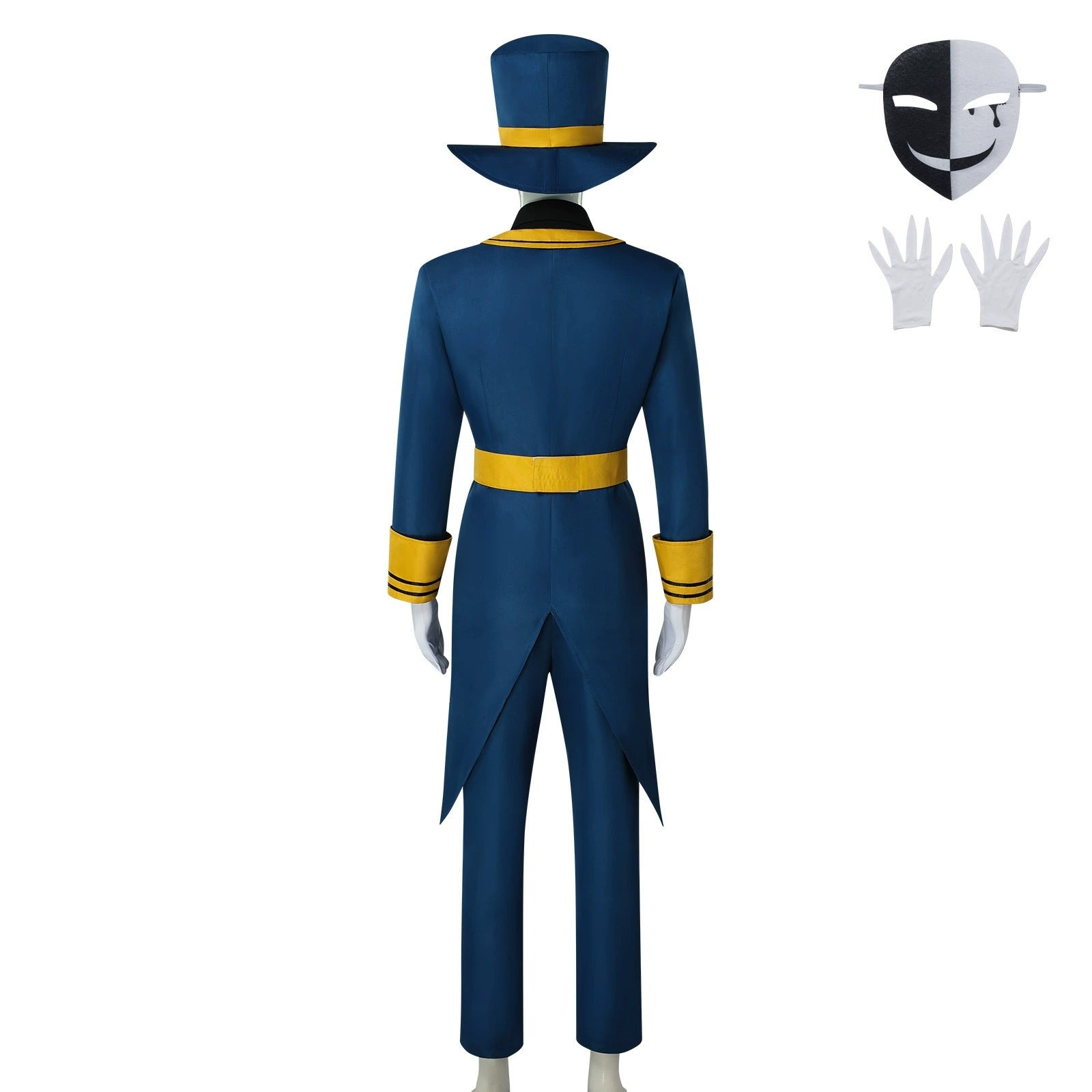 The Freak Circus Ticket Taker Joker Cosplay Costumes Halloween Clown Carnival Party Outfit