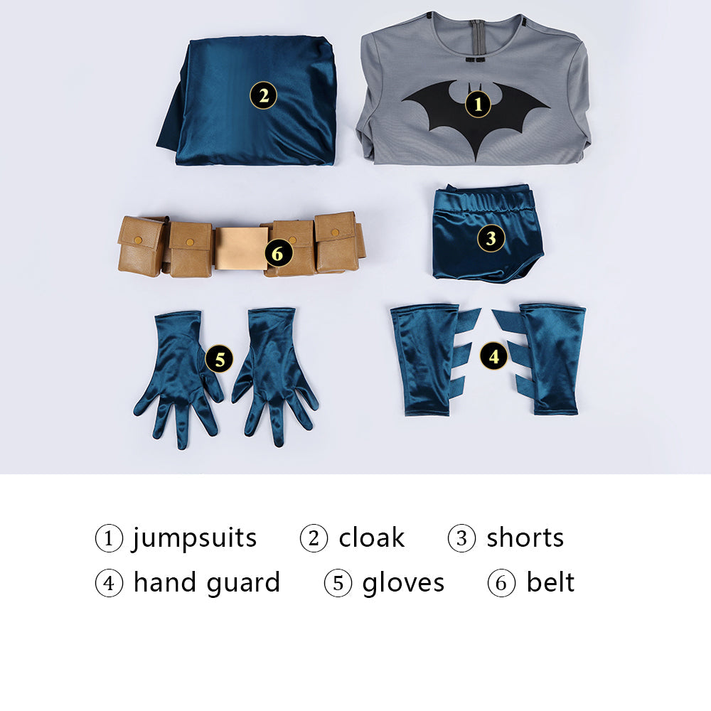 Batman: Hush Cosplay Costumes Superhero Batsuit Halloween Themed Party OutfitsThemed Carnival Party Outfit