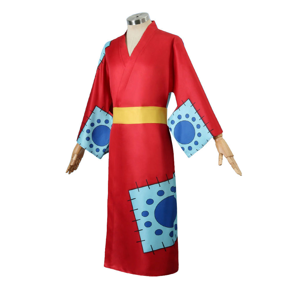Anime Navigation Wano Country Monkey D. Luffy Kimono One Piece Cosplay Costumes