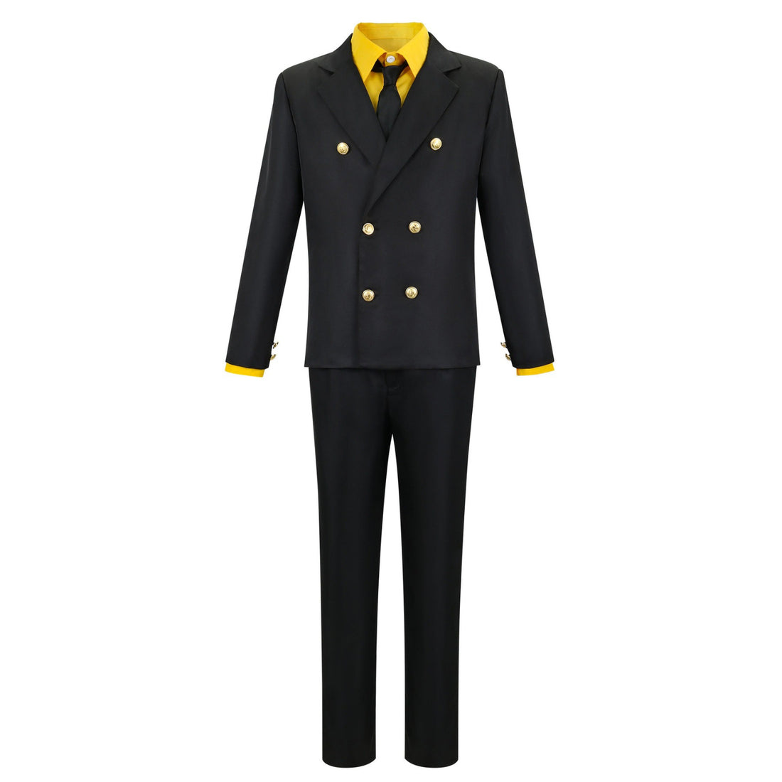 Navigation Sanji Cosplay Costume Blue Yellow Uniform One Piece Halloween Outfit for Men