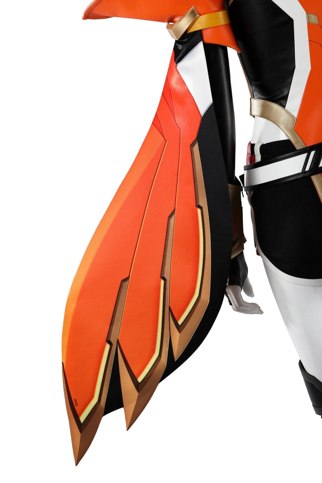 Overwatch Anran Orange Outfit Top Level Fullset Cosplay CostumesThemed Carnival Party Outfit