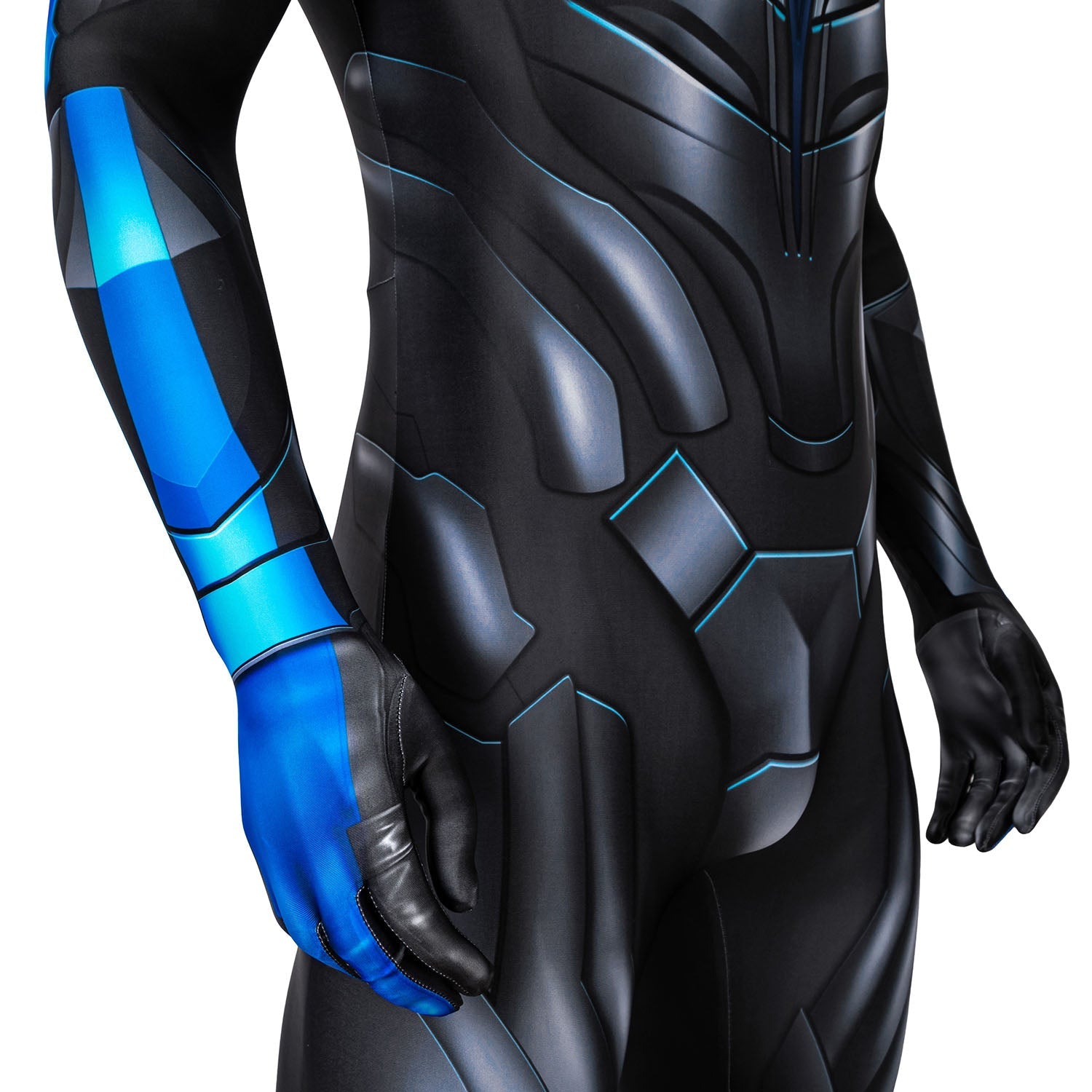 Batman Titans Season 2 Nightwing Male Jumpsuit Cosplay Costumes