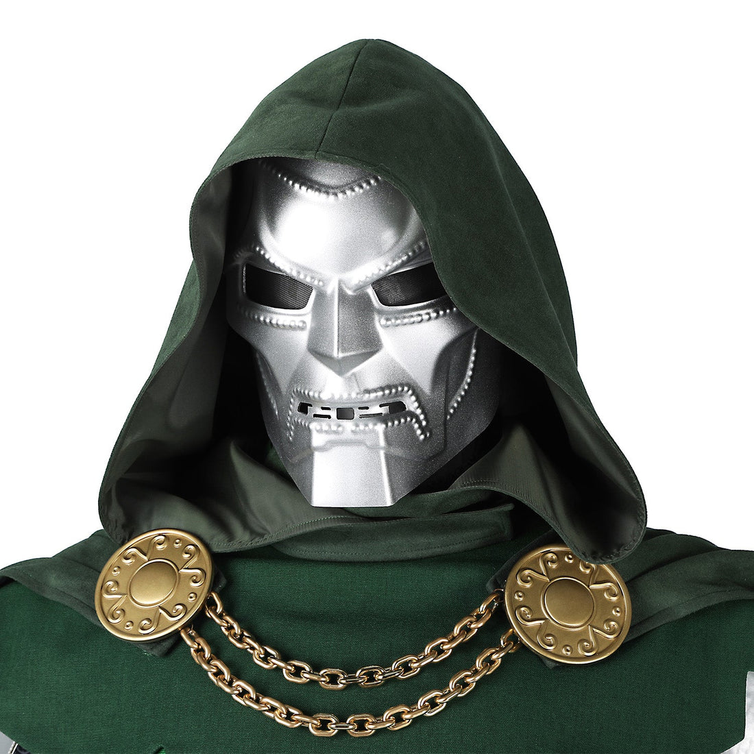 Fantastic Four Doctor Doom Battle Suit Full Set Top Cosplay CostumesThemed Carnival Party Outfit