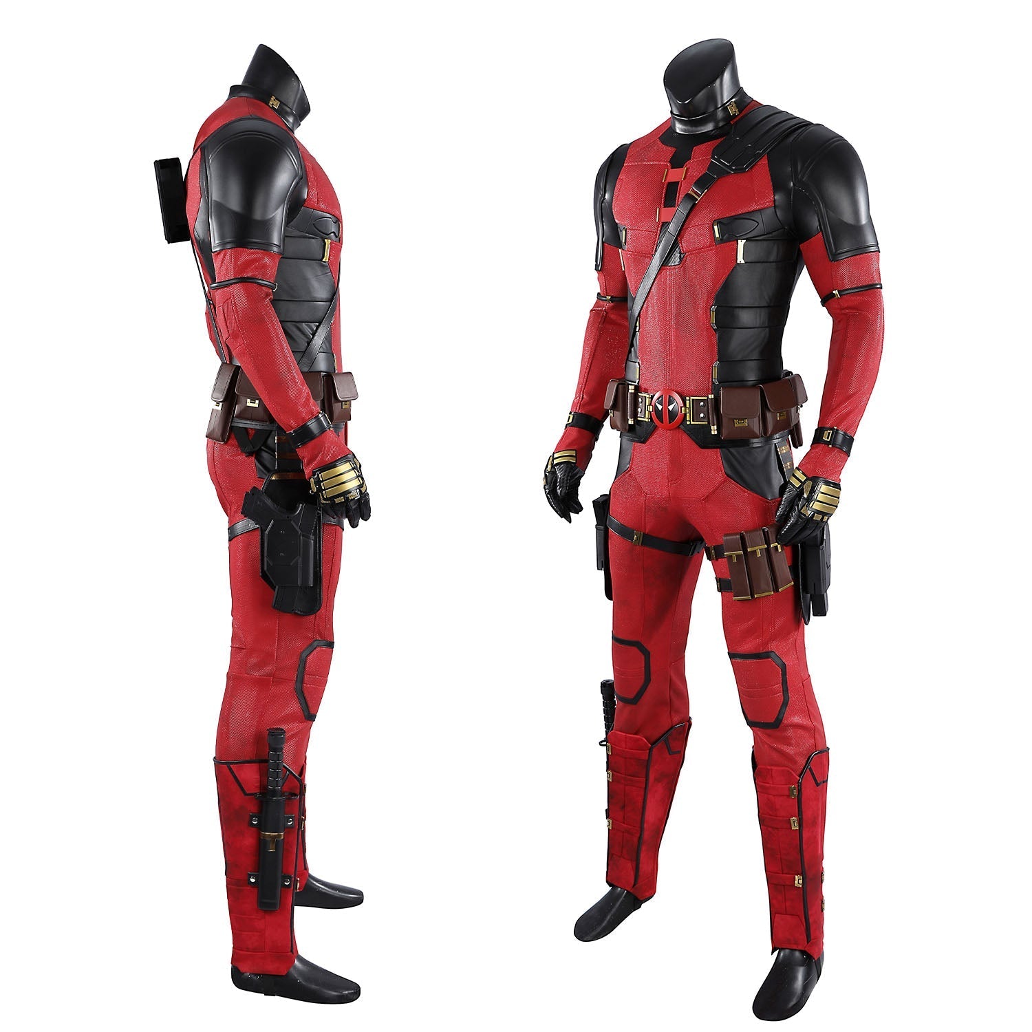 Deadpool 3 Deadpool Film-grade Pro Full Set Cosplay CostumesThemed Carnival Party Outfit