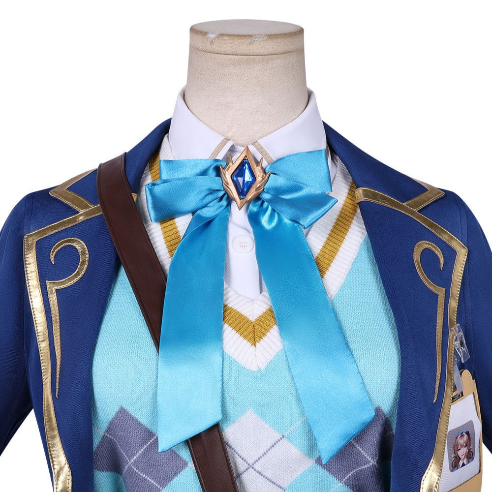 Honor of Kings Da Qiao Die A Floral Dream Skin School Uniform Cosplay Costume