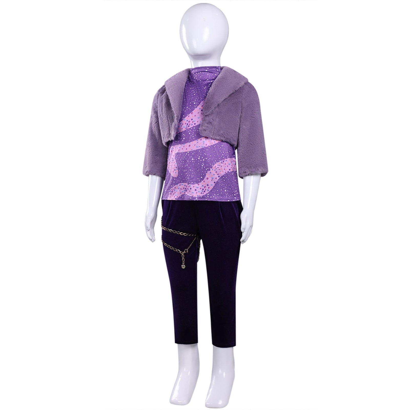 Zoo 2 Non-Mammalians Rise Gazelle Purple Wool Outfit Cosplay Costumes