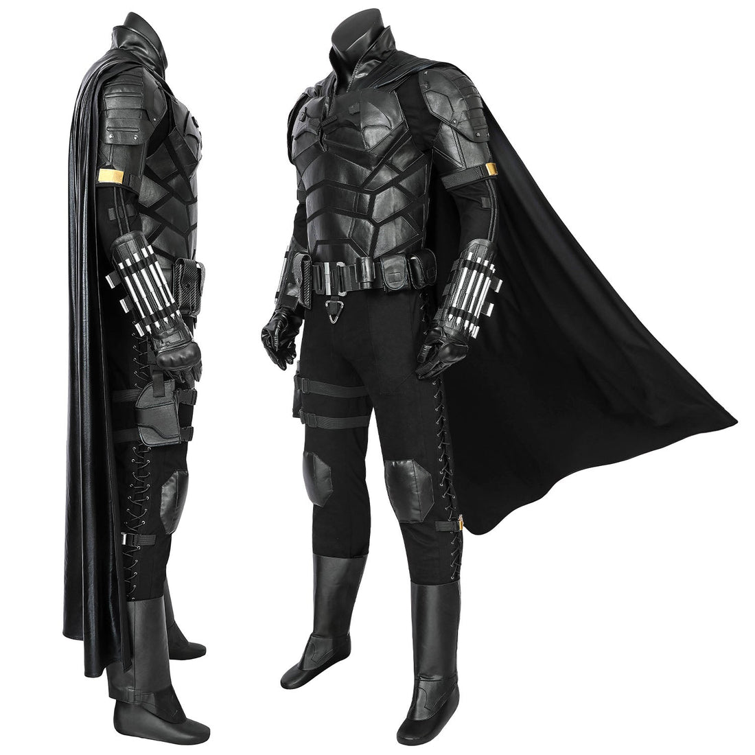 The Batman 2022 Movie Bruce Wayne Robert Pattinson Male Cosplay CostumesThemed Carnival Party Outfit