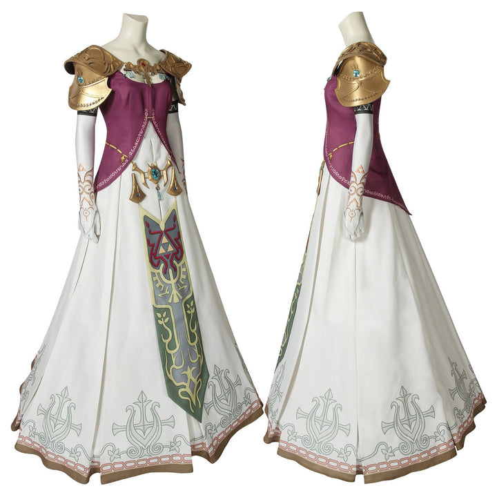 The Legend of Zelda Twilight Princess Princess Zelda Cosplay CostumesThemed Carnival Party Outfit