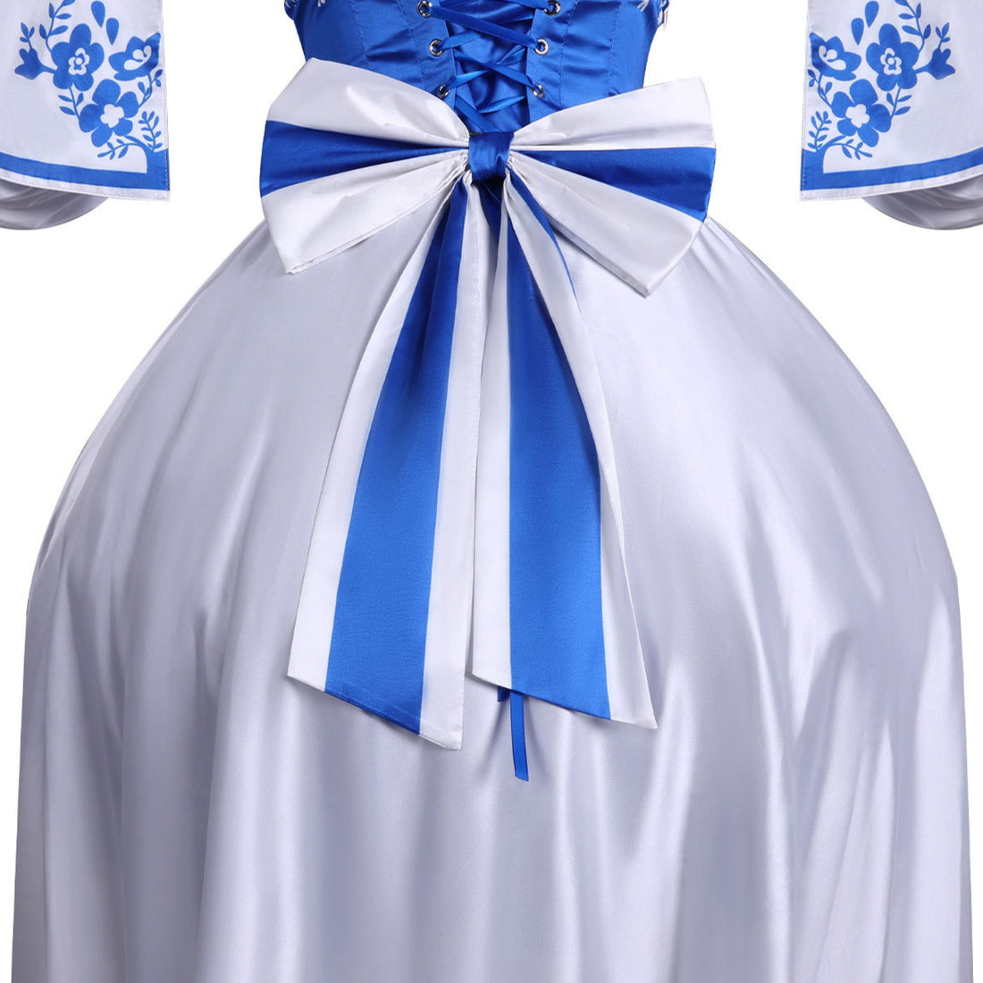 Identity V Perfumer Vera Nair Blue Floral Dress Cosplay Costumes