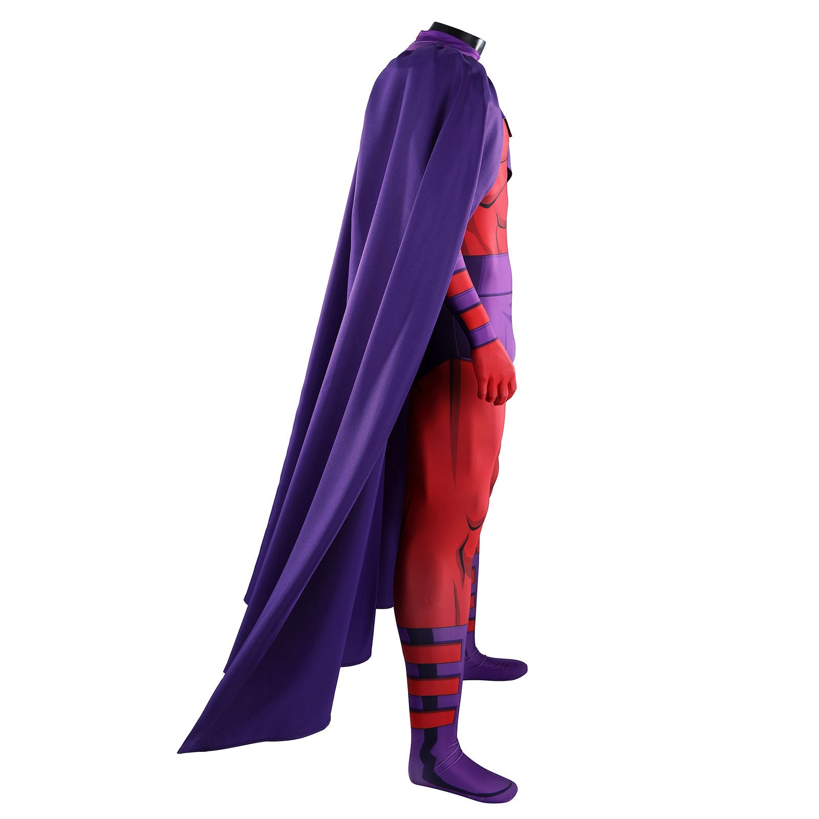 X-Men '97 Magneto Jumpsuit with Cloak Helmet Cosplay CostumesThemed Carnival Party Outfit