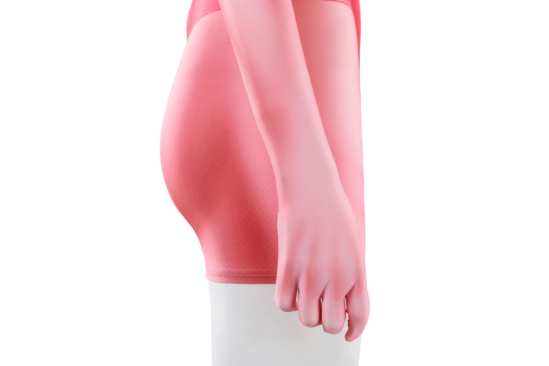 Invincible Atom Eve Female Pink Jumpsuit With Cloak Cosplay Costumes