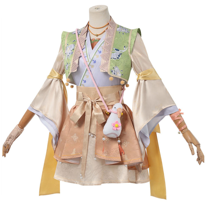 Where Winds Meet Qinghe Strong Heroine Outfit Cosplay Costumes Women's Traditional Themed Outfit