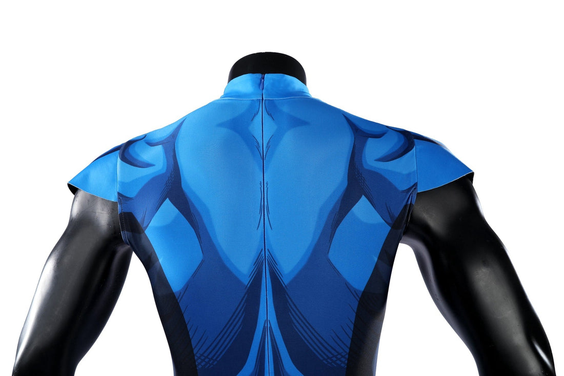 Fantastic Four Wolverine Cosplay Costumes Halloween Blue Jumpsuit for Themed Party OutfitThemed Carnival Party Outfit