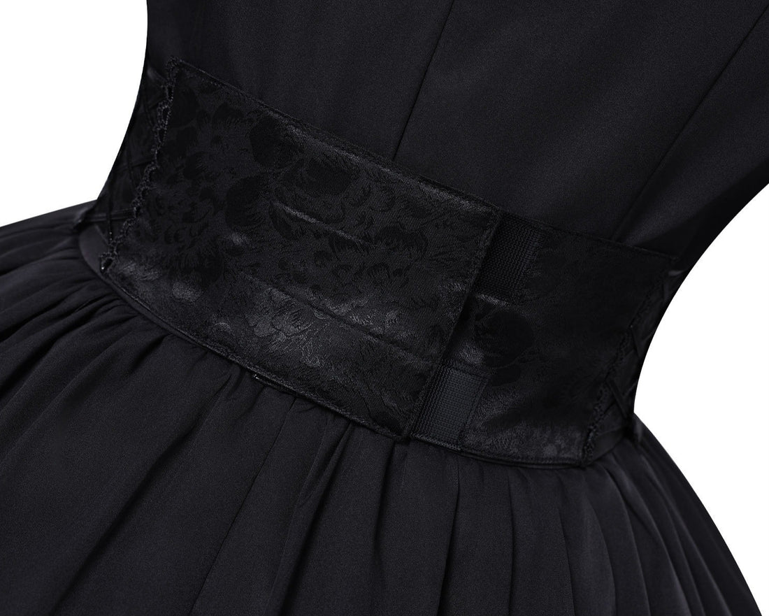 Identity V Gardener Emma Woods Black White Waltz Cosplay Costumes Lolita Dress Halloween Party Outfit
