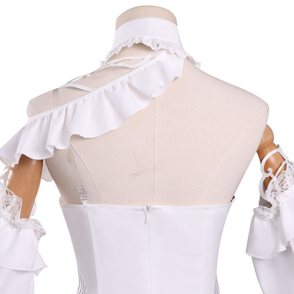 Wuthering Waves Phrolova White Moonlight Gown Cosplay Costumes