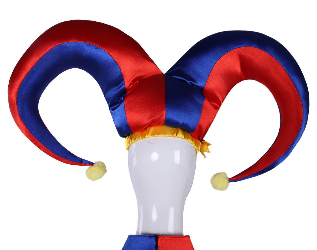 The Amazing Digital Circus Jester Pomni Joker Cosplay Costumes Halloween Party Clown Outfit