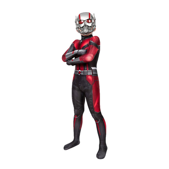 Movie Ant Man and the Wasp Ant-Man Jumpsuit Cosplay Costume for Child