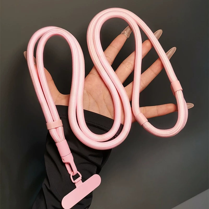 Rotatable Buckle Crossbody Neck Phone Strap with Tether Tabs – Adjustable Wristlet & Hand Lanyard