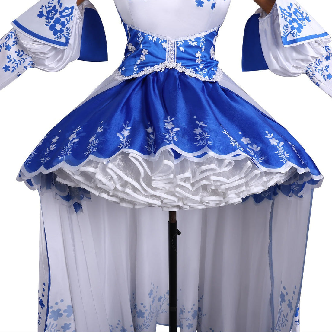 Identity V Perfumer Vera Nair Blue Floral Dress Cosplay Costumes