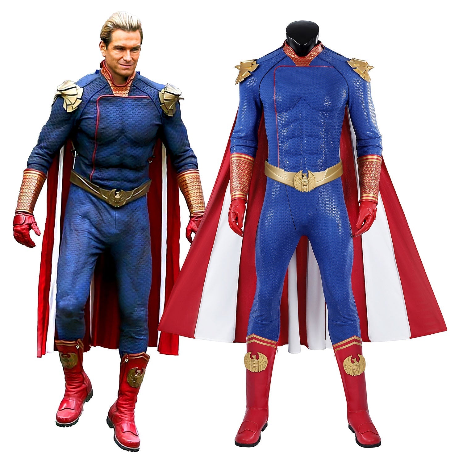 The Boys Season 3 The Homelander Male Top Pro Cosplay CostumesThemed Carnival Party Outfit