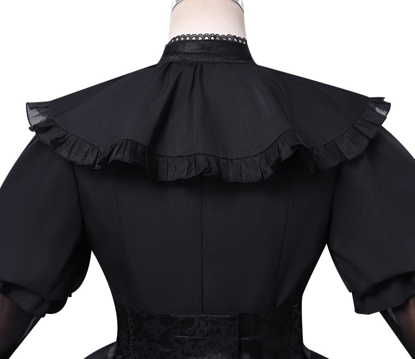 Identity V Gardener Emma Woods Black White Waltz Cosplay Costumes Lolita Dress Halloween Party Outfit