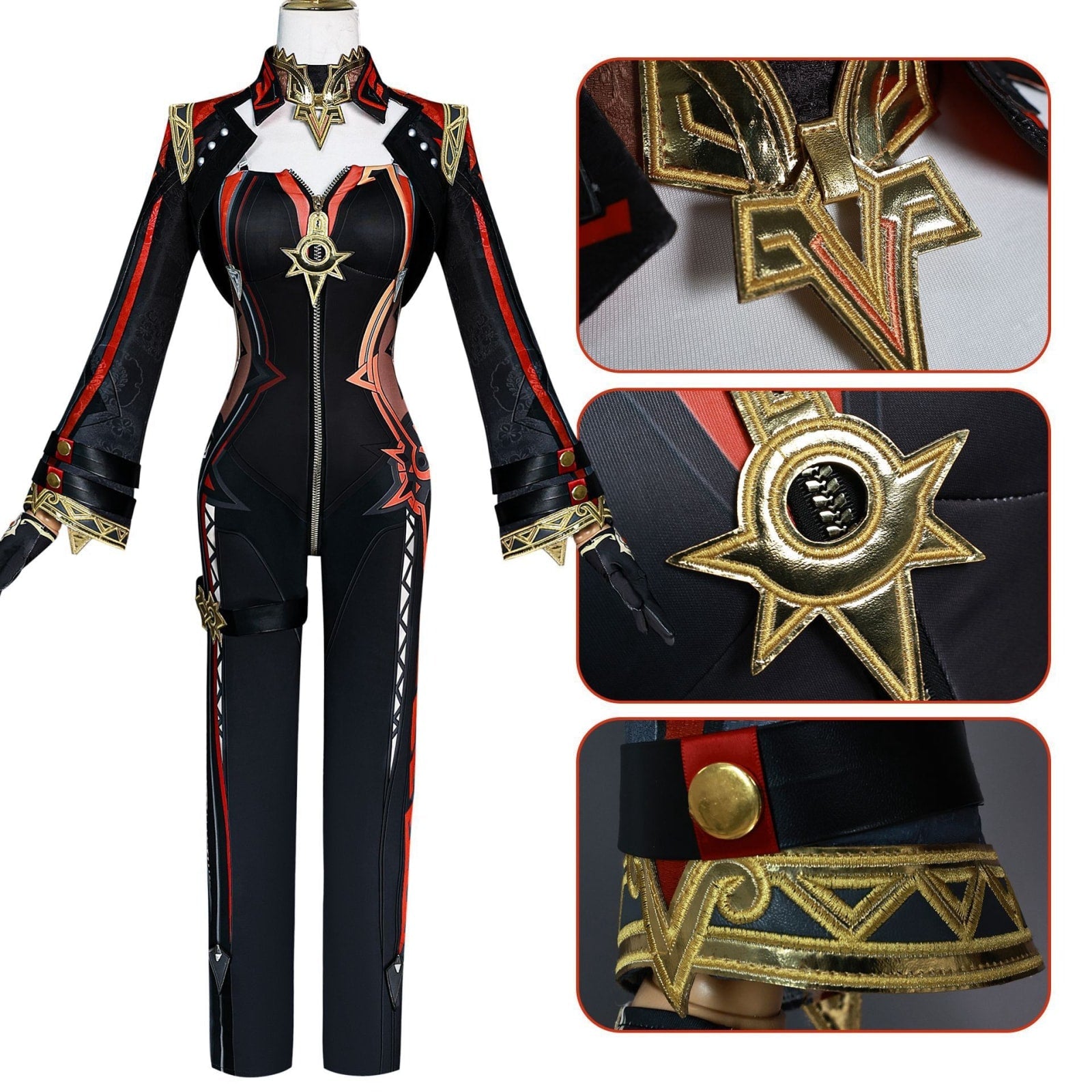 Genshin Impact Pyro Archon Mavuika The Seven Gods Cosplay Costumes