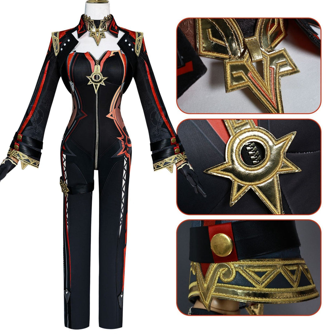 Genshin Impact Pyro Archon Mavuika The Seven Gods Cosplay Costumes