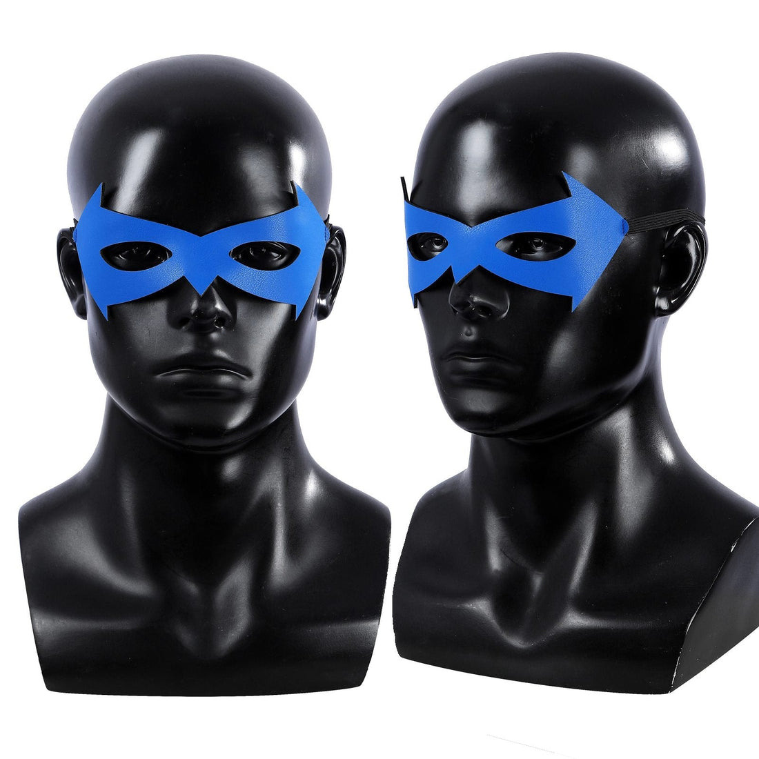 Nightwing Blue Battle Suit Jumpsuit Eye Mask Cosplay Costumes