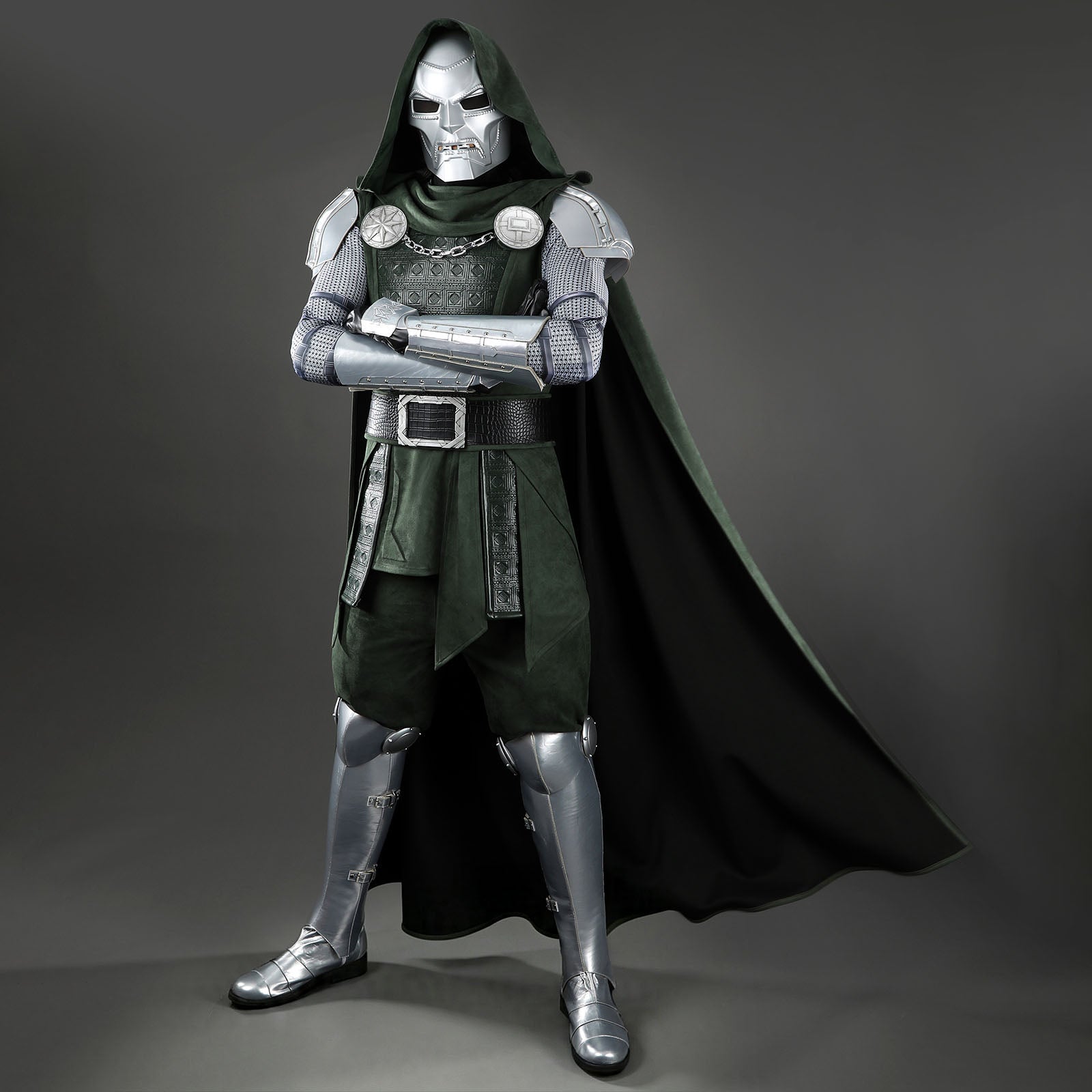 Avengers 5 Doomsday Doctor Doom Cosplay Costumes Halloween Theme Party OutfitsThemed Carnival Party Outfit